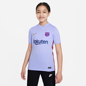 F.C. Barcelona 2021/22 Stadium Away Older Kids' Nike Dri-FIT